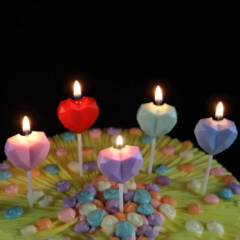 Diamond Love Birthday Candle Creative Heart Shaped Smokeless Cake Candle for Birthday Banquet Proposal Marriage Wedding Party#8
Diamond Love Birthday Candle Creative Heart Shaped Smokeless Cake Candle for Birthday Banquet Proposal Marriage Wedding Party#8
