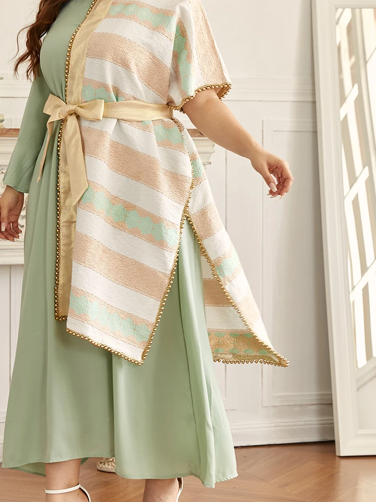 2021 Abaya Long Spring Womens Ladies Dresses Plus Large Size Fashion Stitching Elegant Sashes Maxi Ramadan Dress
2021 Abaya Long Spring Womens Ladies Dresses Plus Large Size Fashion Stitching Elegant Sashes Maxi Ramadan Dress