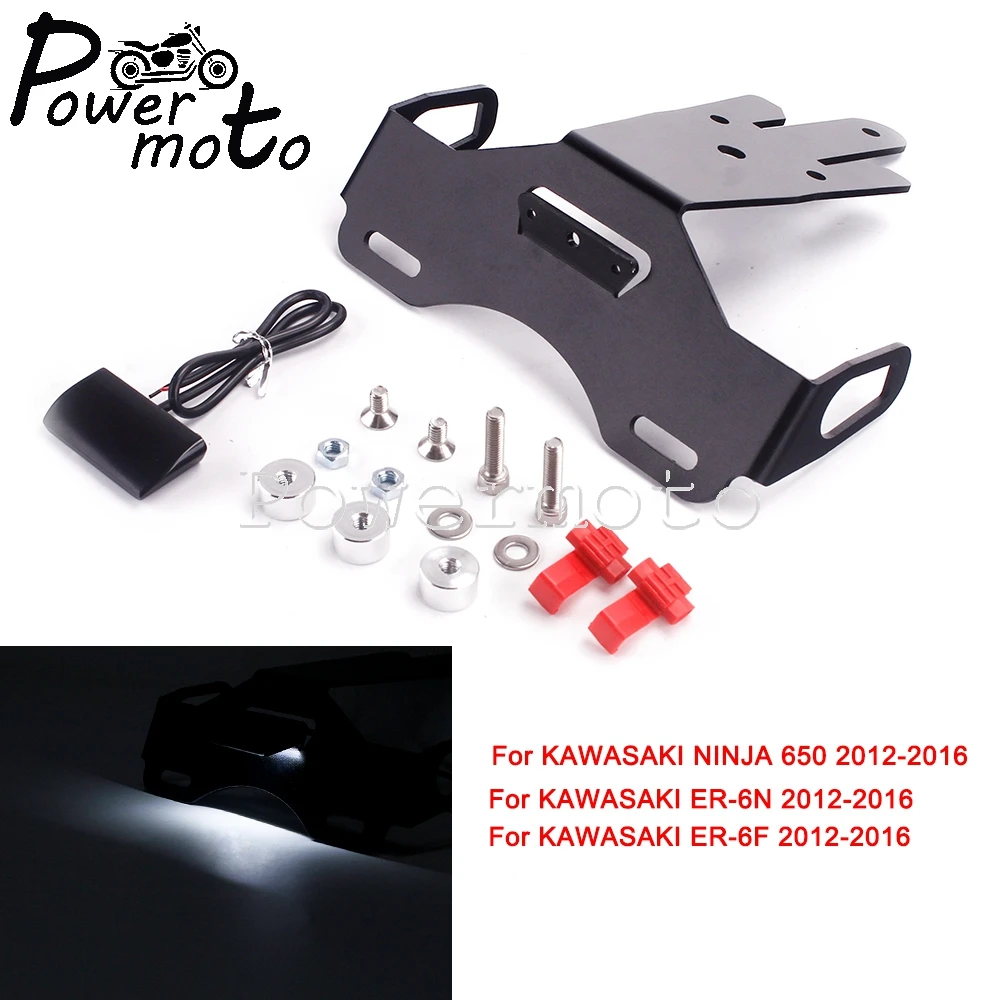 Для Kawasaki ER-6N ER-6F ниндзя 650 2012-2016 алюминиевый регистрации заднее крыло номерной знак кронштейн хвост аккуратные выпрямитель держатель
Для Kawasaki ER-6N ER-6F ниндзя 650 2012-2016 алюминиевый регистрации заднее крыло номерной знак кронштейн хвост аккуратные выпрямитель держатель