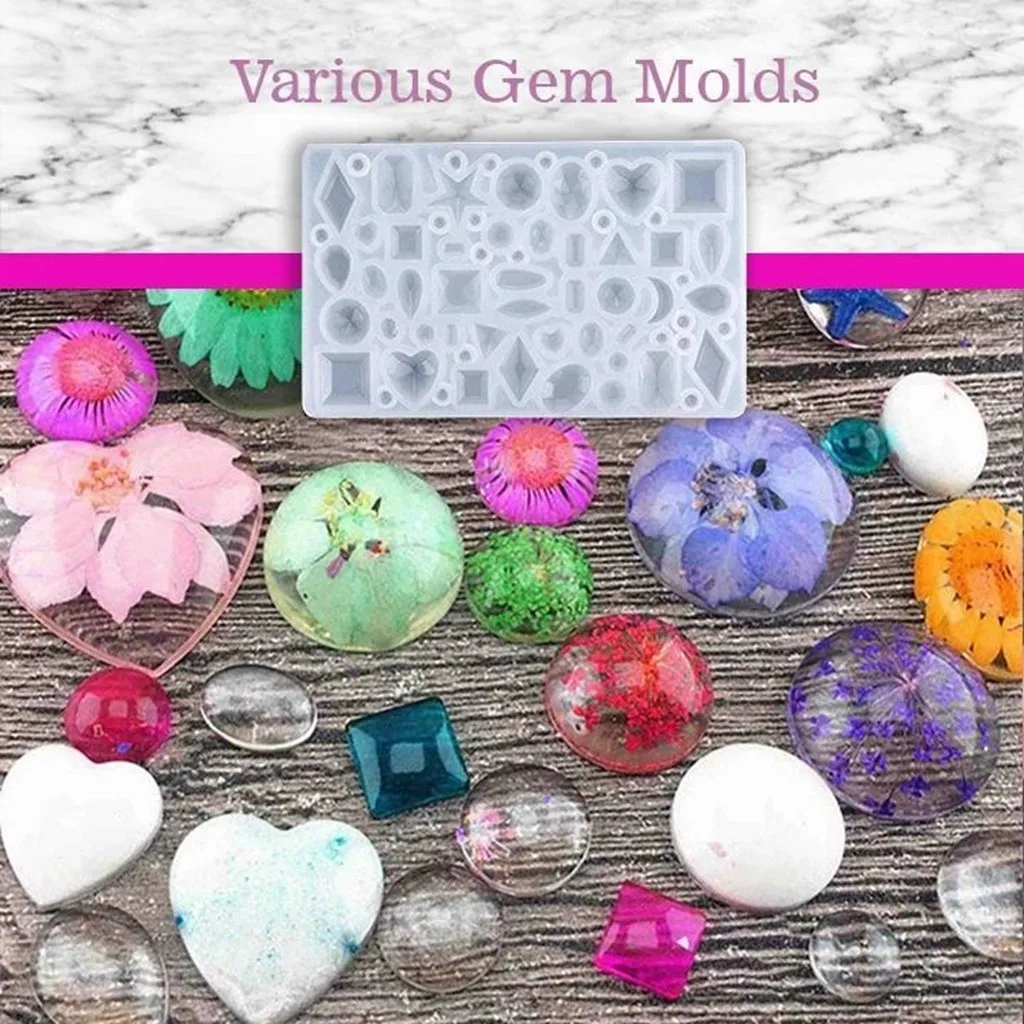 Transparent Epoxy Resin Casting Molds Kit Silicone Mold Uv Tool With Epoxy Glue For Pendent Earring Keychain Jewelry Making #864
Transparent Epoxy Resin Casting Molds Kit Silicone Mold Uv Tool With Epoxy Glue For Pendent Earring Keychain Jewelry Making #864
