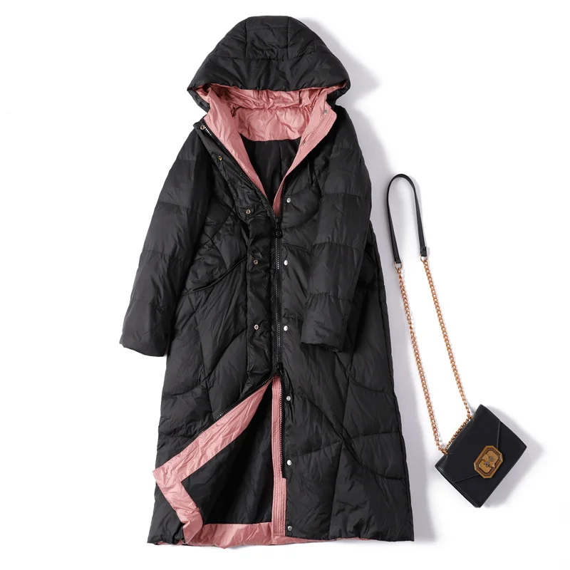 Ladies Long Hooded Down Coat Women 2021 Winter Thick Warm Padded Puffer Jackets for Women Down Parkas Female Snow Outerwear
Ladies Long Hooded Down Coat Women 2021 Winter Thick Warm Padded Puffer Jackets for Women Down Parkas Female Snow Outerwear