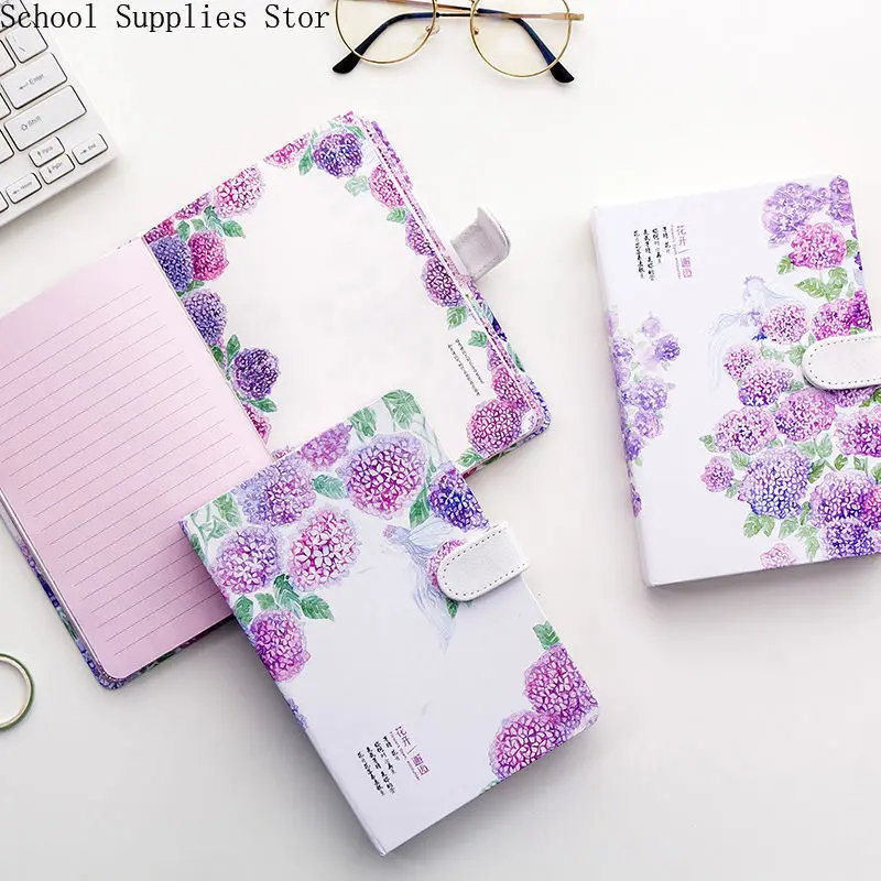 A5 Hand Ledger Cute Cherry Blossom Magnetic Buckle Notebook Student Notebook Girl Heart Journal Notebook Notepad
A5 Hand Ledger Cute Cherry Blossom Magnetic Buckle Notebook Student Notebook Girl Heart Journal Notebook Notepad