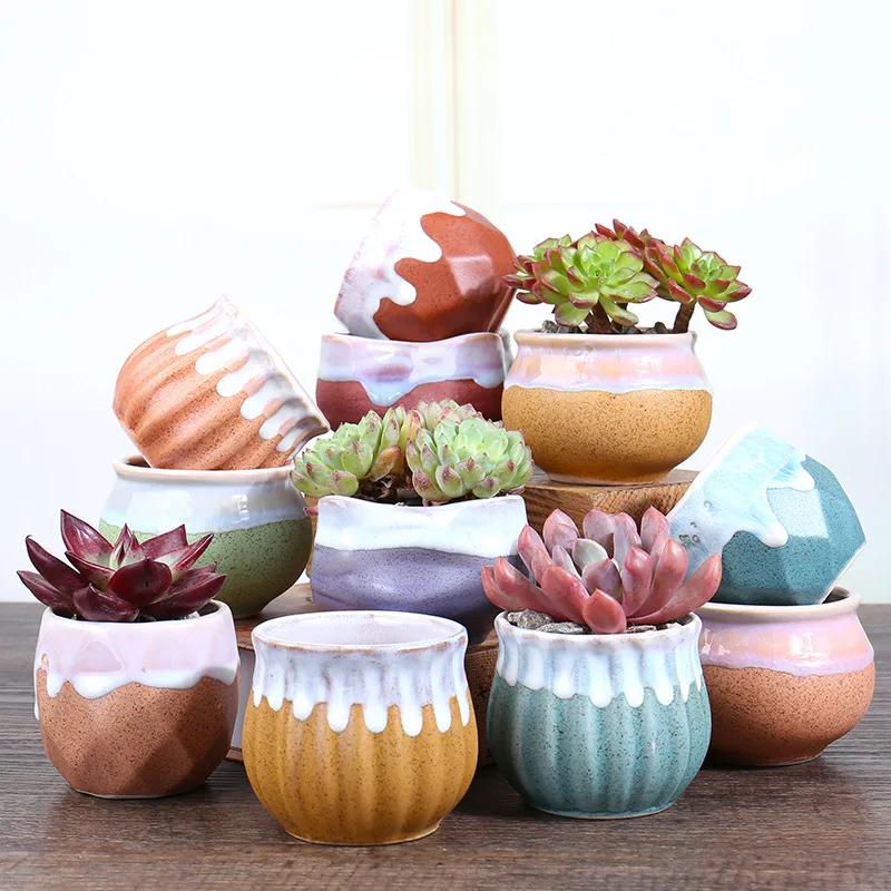 Meaty Flowerpot Ceramic Fleshy Plant Coarse Pottery Breathable Creative Personality Thumb Small Flowerpot
Meaty Flowerpot Ceramic Fleshy Plant Coarse Pottery Breathable Creative Personality Thumb Small Flowerpot