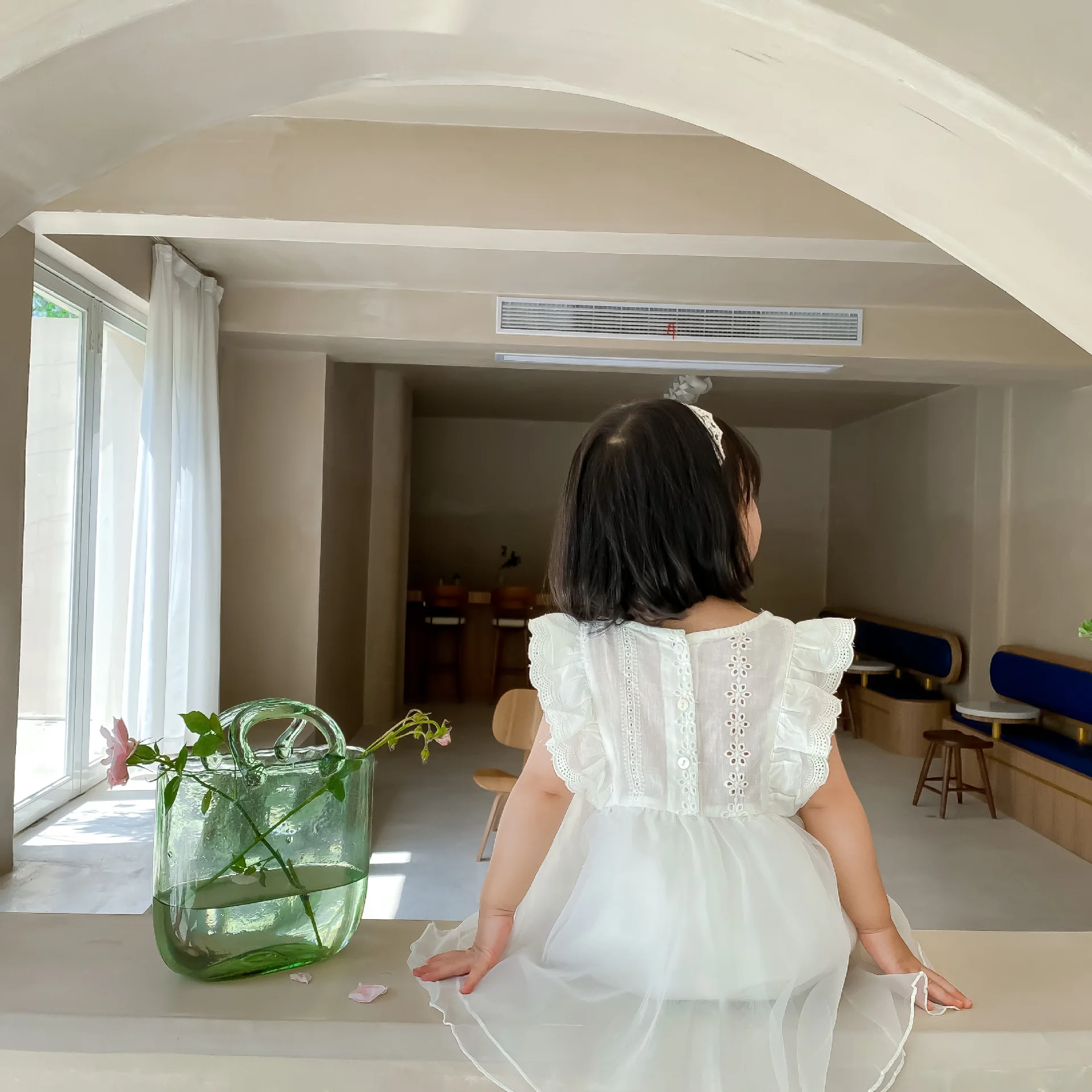 2021 summer new baby flying sleeve one-piece romper dress
2021 summer new baby flying sleeve one-piece romper dress