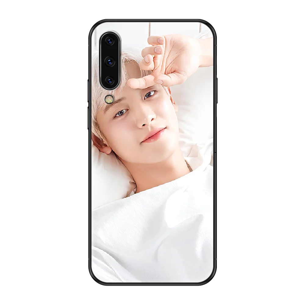 Чехол для телефона Kpop EXO Chanyeol Samsung Galaxy A 3 5 8 9 10 20 30 40 50 70 E S Plus 2016 2017 2018 2019 черный с