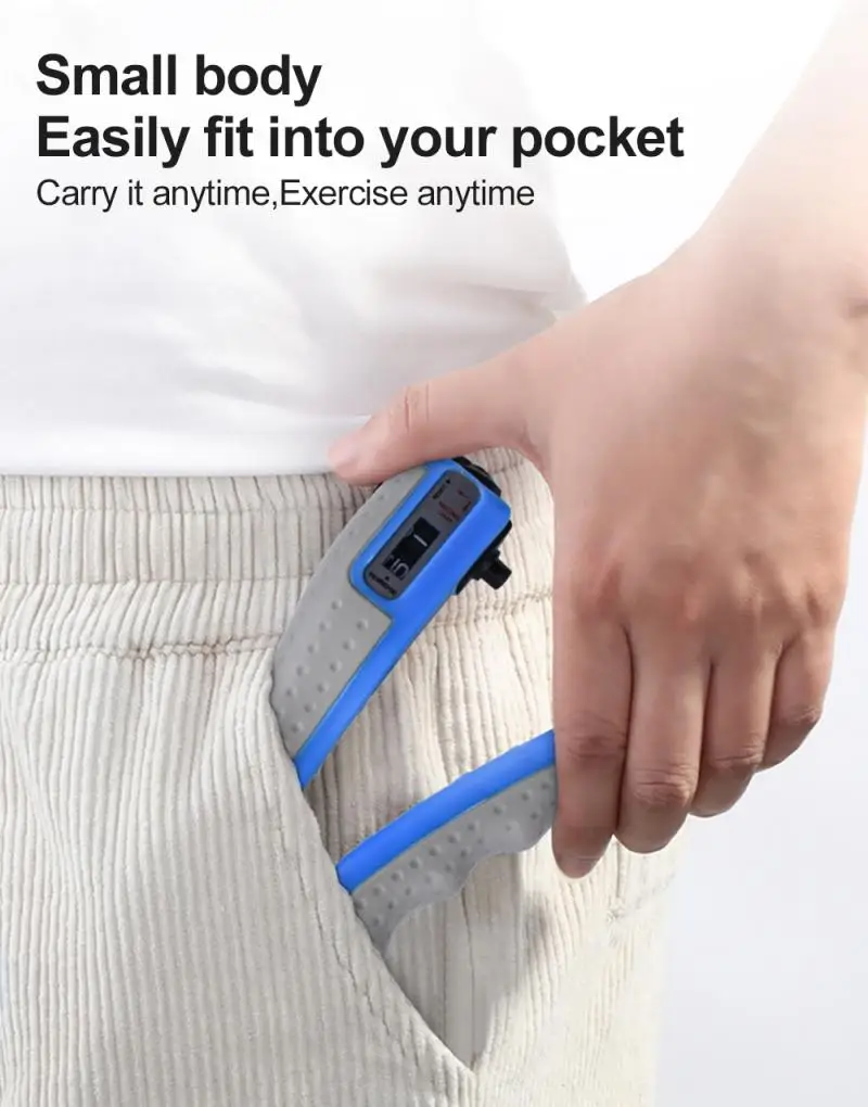 Adjustable Grip R-type Spring Mechanical Counting Grip Multifunctional Finger Rehabilitation Training Fitness Device
Adjustable Grip R-type Spring Mechanical Counting Grip Multifunctional Finger Rehabilitation Training Fitness Device