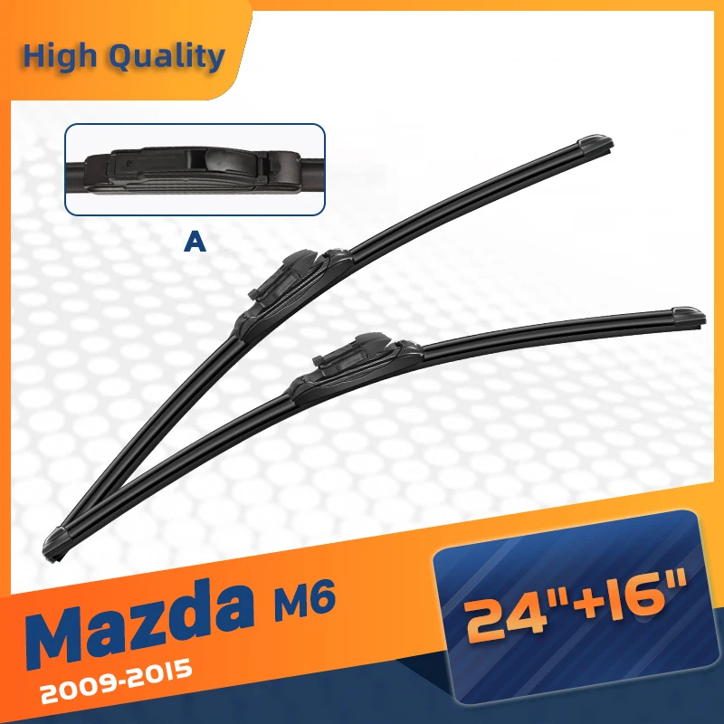 CELANOVA Windshield Wiper Blade For Mazda M6 2009-2015 24"+16" Frameless Windscreen Rubber wipers
CELANOVA Windshield Wiper Blade For Mazda M6 2009-2015 24"+16" Frameless Windscreen Rubber wipers
