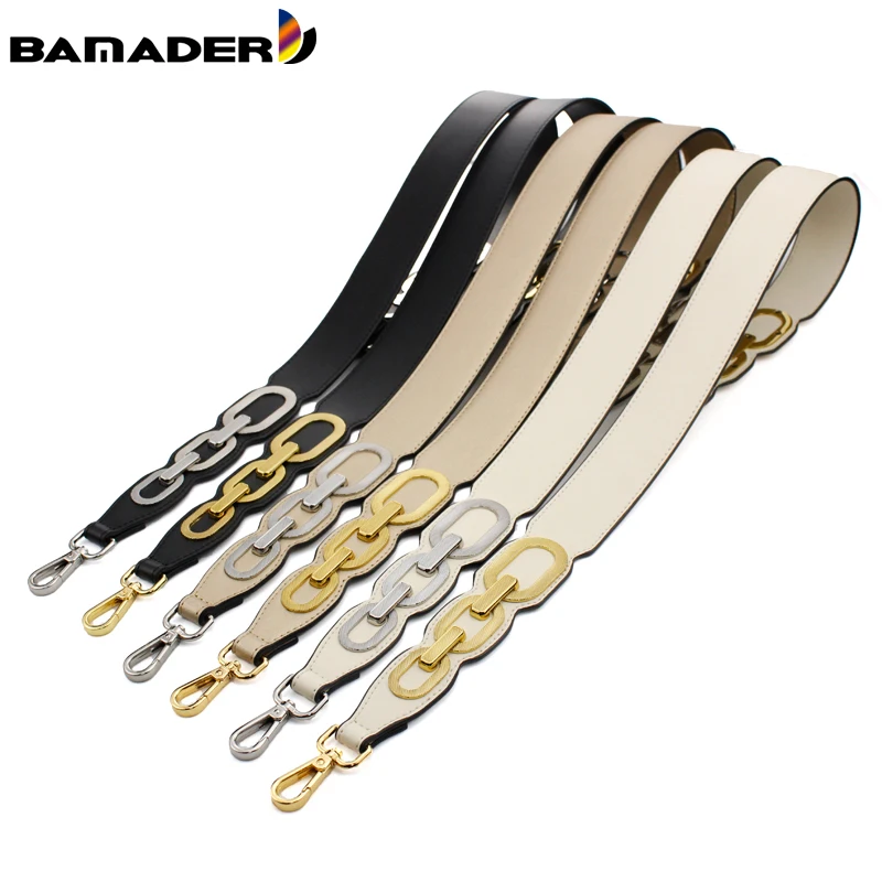 BAMADER Bag Strap Woman Fashion Replacement Bag Strap 90CM High Quality Metal Accessories Genuine Leather Wide Shoulder Straps
BAMADER Bag Strap Woman Fashion Replacement Bag Strap 90CM High Quality Metal Accessories Genuine Leather Wide Shoulder Straps