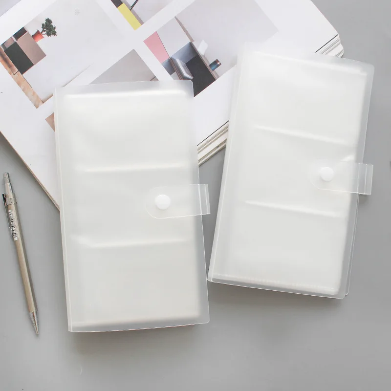 1pc 120 Slots ID Holders PP Matte Business Card Book Large Capacity Business Card Clip Ticket Collection Book Card Stocks
1pc 120 Slots ID Holders PP Matte Business Card Book Large Capacity Business Card Clip Ticket Collection Book Card Stocks