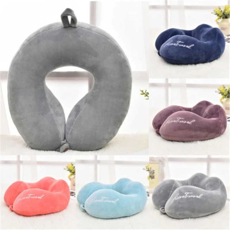 A U Shaped Travel Memory Foam Neck Pillows Support Head Rest Airplane Solid Color Letter Cushion
A U Shaped Travel Memory Foam Neck Pillows Support Head Rest Airplane Solid Color Letter Cushion