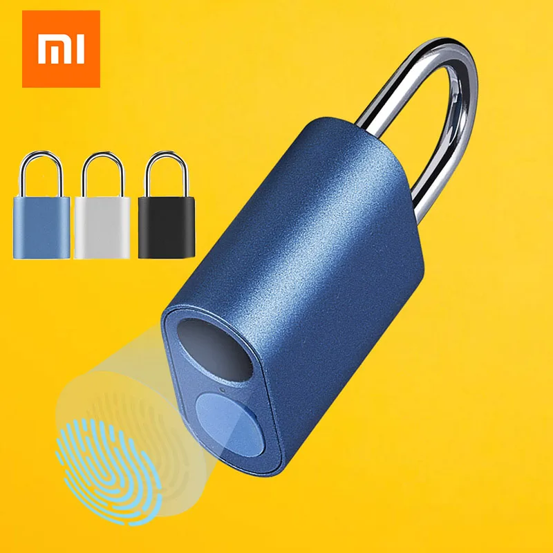 Xiaomi Mijia NOC LOC Fingerprint Padlock Fingerprint One Touch Open IPX7 Waterproof Portable Anti Theft Padlock Lock Metal
Xiaomi Mijia NOC LOC Fingerprint Padlock Fingerprint One Touch Open IPX7 Waterproof Portable Anti Theft Padlock Lock Metal