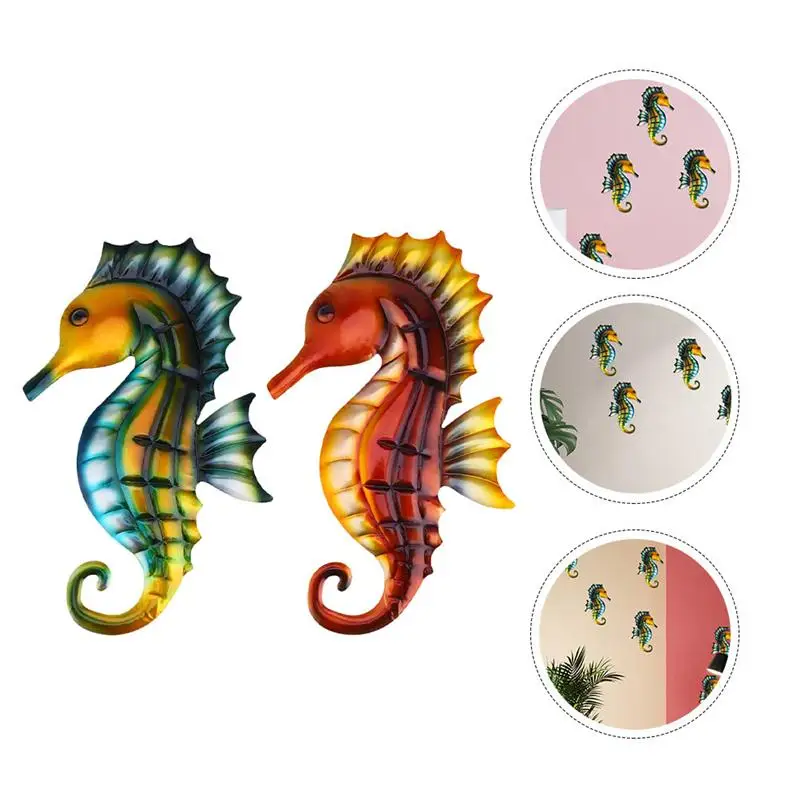 2pcs Decorative Iron Seahorse Ornament Garden Decoration Seahorse Wall Decoration Garden Accessories Garten Dekoration
2pcs Decorative Iron Seahorse Ornament Garden Decoration Seahorse Wall Decoration Garden Accessories Garten Dekoration