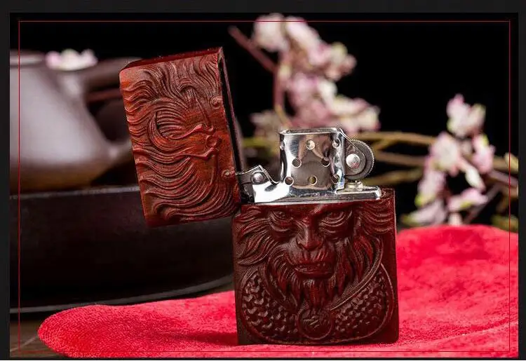 New rosewood hand-carved kerosene lighter creative solid wood cigar cigarette lighter men's gift outdoor barbecue igniter
New rosewood hand-carved kerosene lighter creative solid wood cigar cigarette lighter men's gift outdoor barbecue igniter