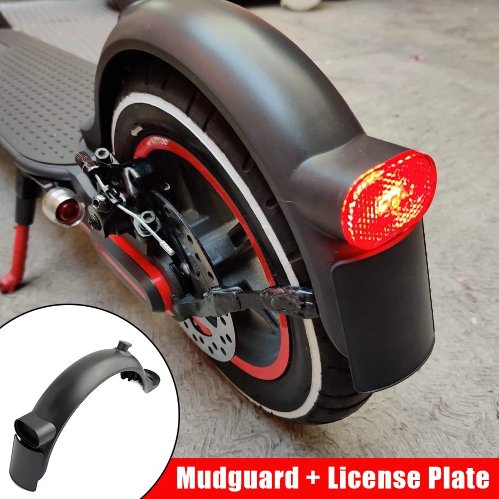 Electric Scooter Rear Fender Suitable for Xiaomi M365/S1/PRO/PRO2 Mud Guard Fender with License Plate Holder
Electric Scooter Rear Fender Suitable for Xiaomi M365/S1/PRO/PRO2 Mud Guard Fender with License Plate Holder