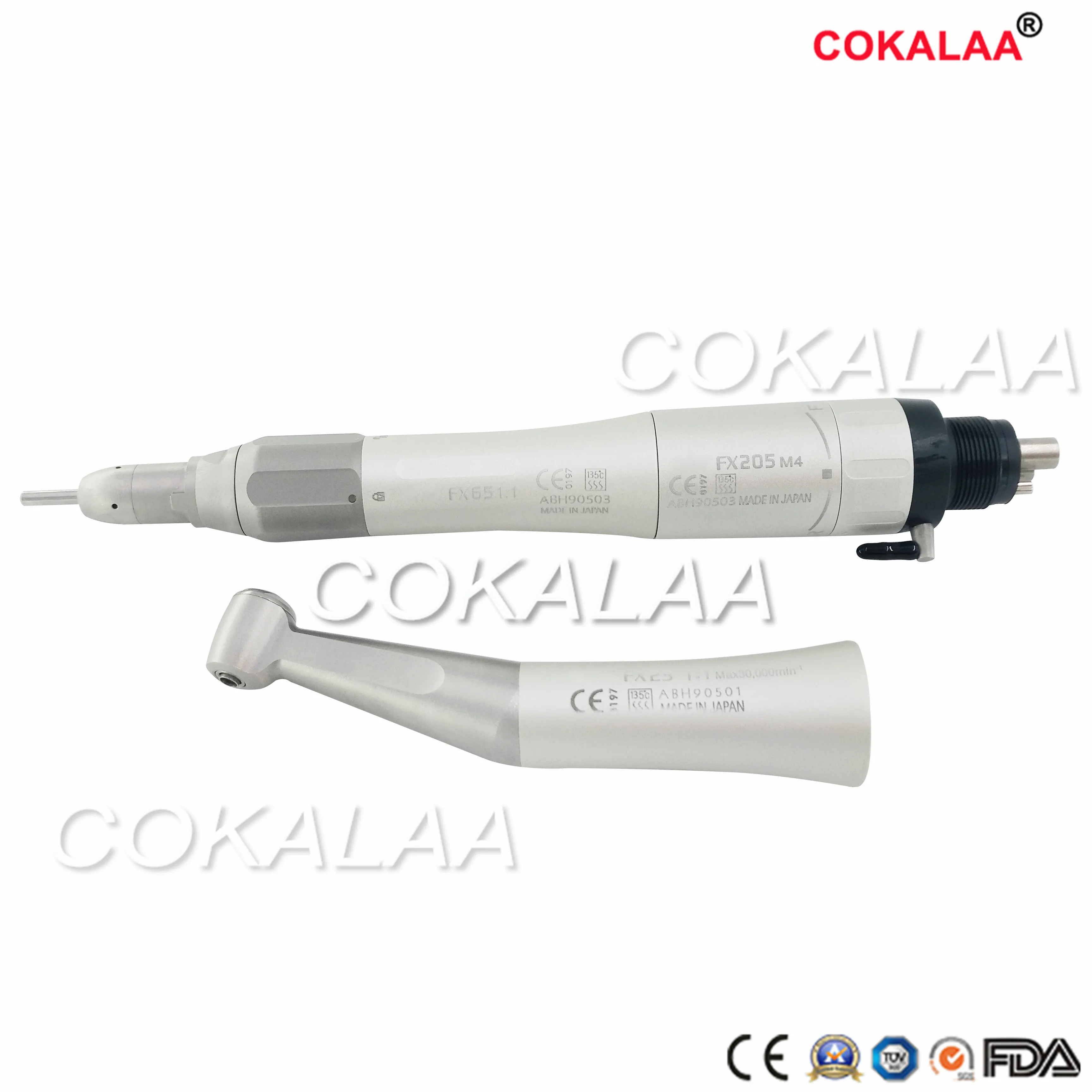 Dental Supplies For Dentist 1:1 Contra Angle FX25 External Water Spray Handpiece Non-Optic Compatible With Air Motor
Dental Supplies For Dentist 1:1 Contra Angle FX25 External Water Spray Handpiece Non-Optic Compatible With Air Motor