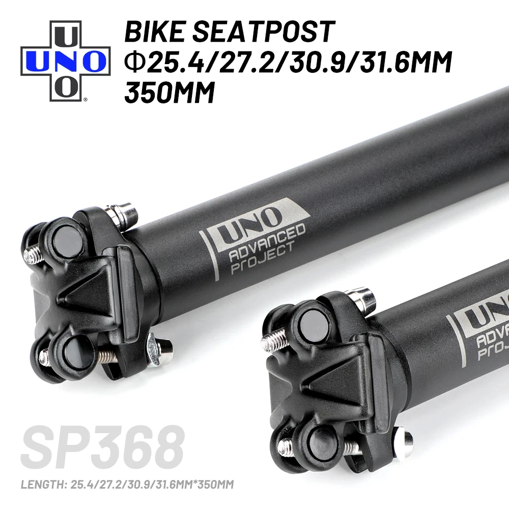 UNO Bike Seat Post 25.4/27.2/30.9/31.6*350/400mm Bicycle Seatpost Ultralight Aluminum MTB Road Mountain Seat Tube Bicycle Parts
UNO Bike Seat Post 25.4/27.2/30.9/31.6*350/400mm Bicycle Seatpost Ultralight Aluminum MTB Road Mountain Seat Tube Bicycle Parts