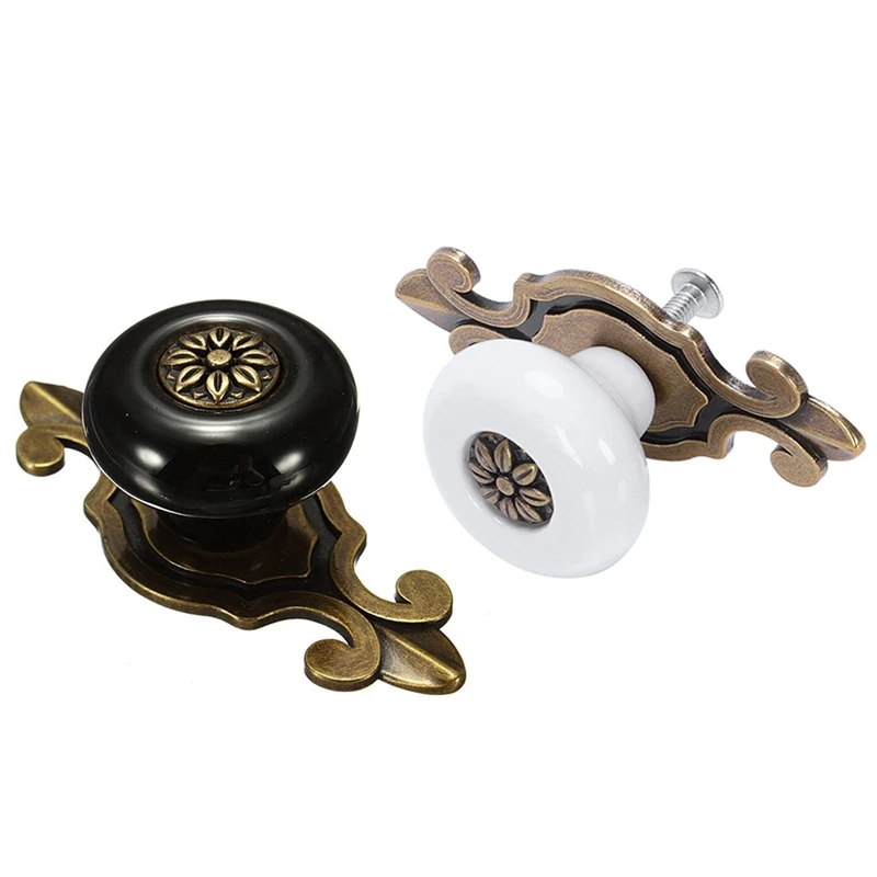 Promotion! 3 Pcs Vintage Ceramic Door Knobs Drawer Cabinet Cupboard Wardrobe Pull Handle Black & White
Promotion! 3 Pcs Vintage Ceramic Door Knobs Drawer Cabinet Cupboard Wardrobe Pull Handle Black & White