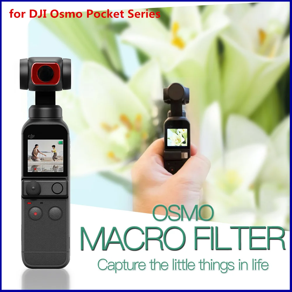 Aluminum Alloy Macro Close-Up Filters For Osmo Pocket 2 Protector netic Adsorption Macro Lens Filter For Osmo Pocket /Pocket 2
Aluminum Alloy Macro Close-Up Filters For Osmo Pocket 2 Protector netic Adsorption Macro Lens Filter For Osmo Pocket /Pocket 2