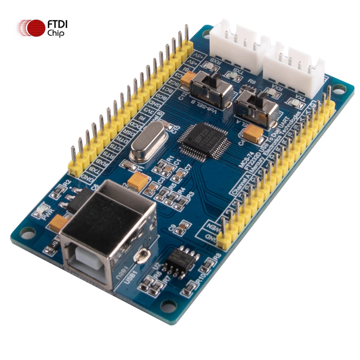 FTDI FT2232D 2 порта USB 3,3 V 3V3 5V UART TTL последовательный адаптер конвертер
FTDI FT2232D 2 порта USB 3,3 V 3V3 5V UART TTL последовательный адаптер конвертер