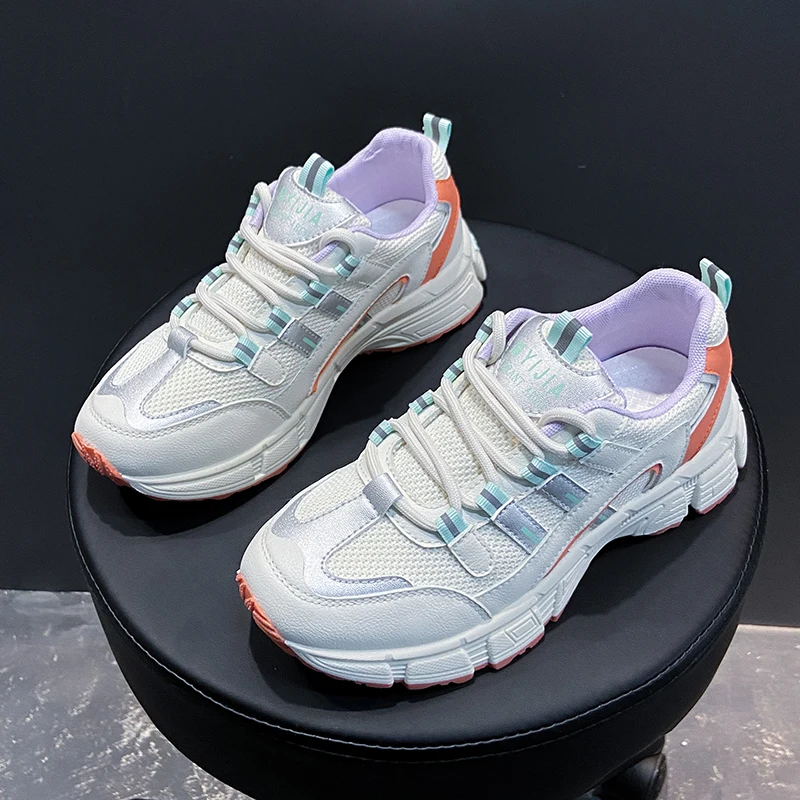 Women Platform Chunky Sneakers 2020 Autumn Designers Fashion Lace Up Casual Shoes Woman Breathable Old Dad Shoes Ladies orange
Women Platform Chunky Sneakers 2020 Autumn Designers Fashion Lace Up Casual Shoes Woman Breathable Old Dad Shoes Ladies orange