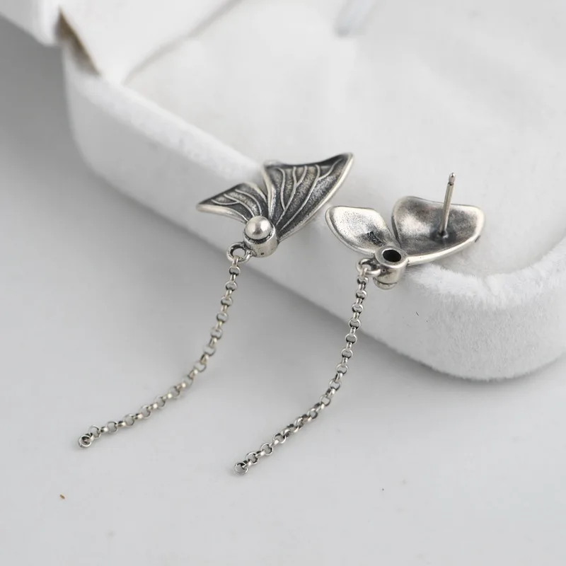 V.YA Vintage S925 Sterling Silver Butterfly Earrings For Women Long Tassel Stud Earring Women Gift
V.YA Vintage S925 Sterling Silver Butterfly Earrings For Women Long Tassel Stud Earring Women Gift