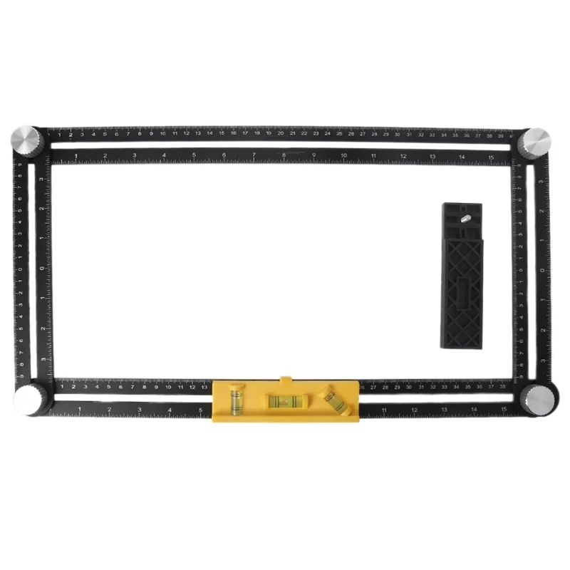 4 Folding Tile Hole Finder Aluminum Alloy Angle Ruler Finder Slide Folding Measuring Ruler Protractor Angular Model
4 Folding Tile Hole Finder Aluminum Alloy Angle Ruler Finder Slide Folding Measuring Ruler Protractor Angular Model