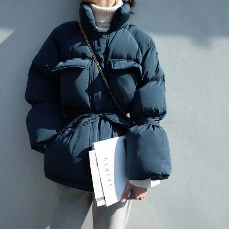 NiceMix Solid Colour Women Parkas Hooded Zipper Single Breasted Coat Winter Thick Korean Fashion Sashes Jacket Abrigo Mujer
NiceMix Solid Colour Women Parkas Hooded Zipper Single Breasted Coat Winter Thick Korean Fashion Sashes Jacket Abrigo Mujer