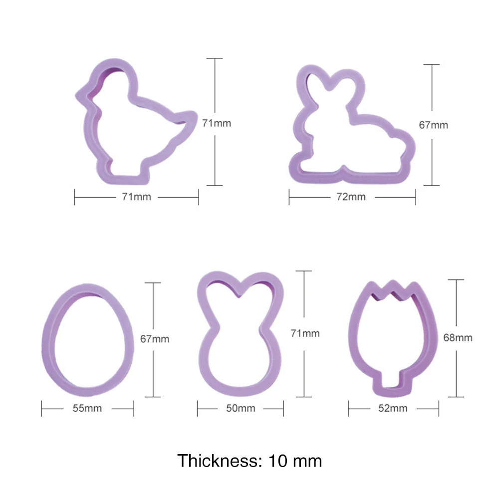 Easter Food Grade Plastic 4PCS/Set Cookie Mold Animal Biscuit Cutter 3D Cartoon Molds Baking Tools Party Cupcake DIY Supplies
Easter Food Grade Plastic 4PCS/Set Cookie Mold Animal Biscuit Cutter 3D Cartoon Molds Baking Tools Party Cupcake DIY Supplies