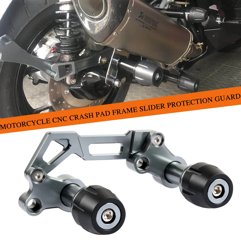 Rear Protective Crash Slider Guard Rear Axle Muffler Pipe Frame Falling Sliders For Yamaha XMAX300 400 125 250 Modified XMAX
Rear Protective Crash Slider Guard Rear Axle Muffler Pipe Frame Falling Sliders For Yamaha XMAX300 400 125 250 Modified XMAX