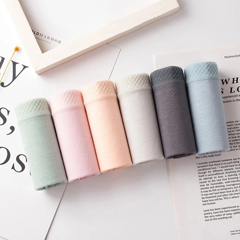 Macaron Color Underwear Womens Comfortable High-quality Pure Cotton Panties Mid-waist Skin-Friendly Female Plus Size Briefs
Macaron Color Underwear Womens Comfortable High-quality Pure Cotton Panties Mid-waist Skin-Friendly Female Plus Size Briefs