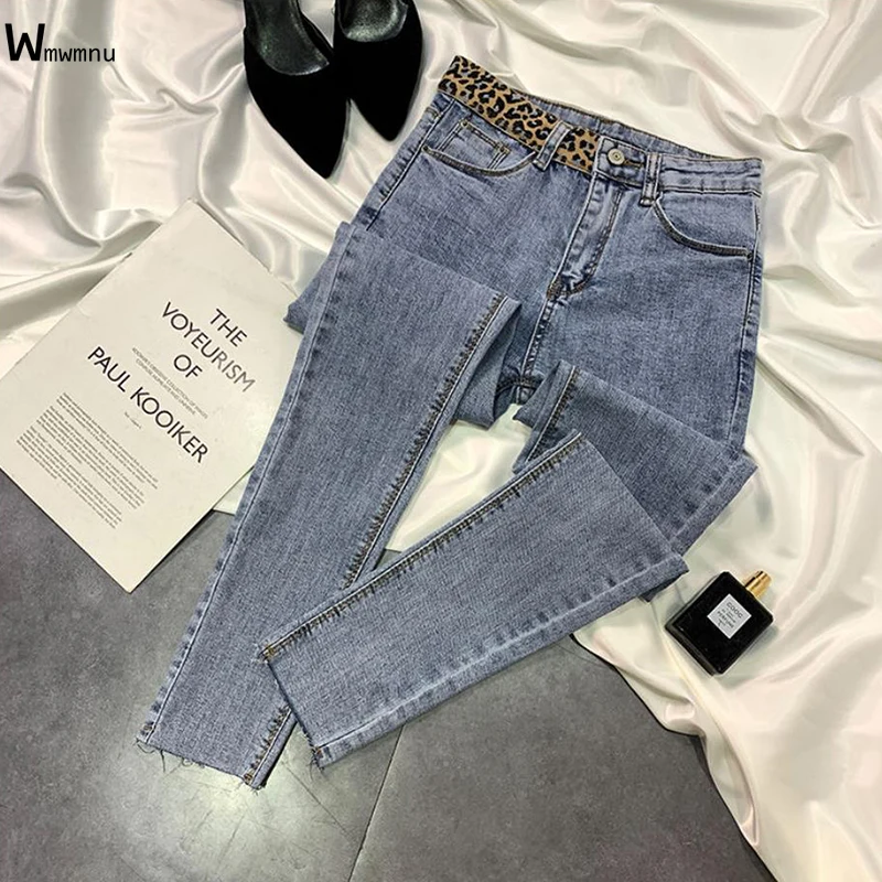 Vintage Streetwear Ankle-Length denim pants female Jeans For Women Waist Leopard Appliques Skinny Stretch Pencil Pants Female
Vintage Streetwear Ankle-Length denim pants female Jeans For Women Waist Leopard Appliques Skinny Stretch Pencil Pants Female