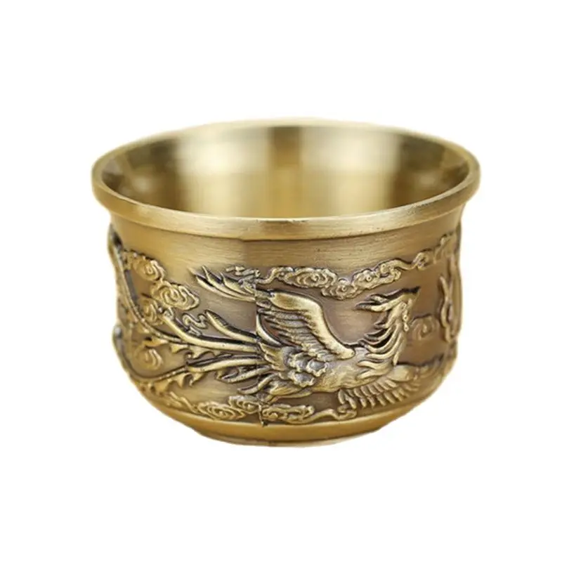 Zinc Alloy Liqueur Shot Glass Creative Engraved Wine Cup 25ml Milk Tea Cups Bronze Golden Buddhist Bowl Home's Gift Decorative
Zinc Alloy Liqueur Shot Glass Creative Engraved Wine Cup 25ml Milk Tea Cups Bronze Golden Buddhist Bowl Home's Gift Decorative