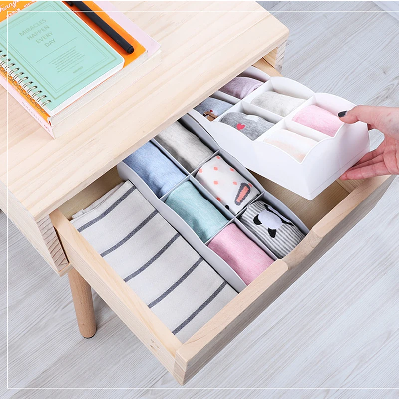 Dormitory closet organizer for socks home separated underwear storage box 6 grids bra organizer plastic drawer organizer
Dormitory closet organizer for socks home separated underwear storage box 6 grids bra organizer plastic drawer organizer