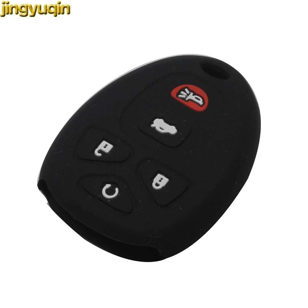 Jingyuqin 50pcs Silicone Case Cover for Buick Enclave La Crosse Chevrolet Impala Suburban 1500 Pontiac Remote Smart Key 5 Button
Jingyuqin 50pcs Silicone Case Cover for Buick Enclave La Crosse Chevrolet Impala Suburban 1500 Pontiac Remote Smart Key 5 Button