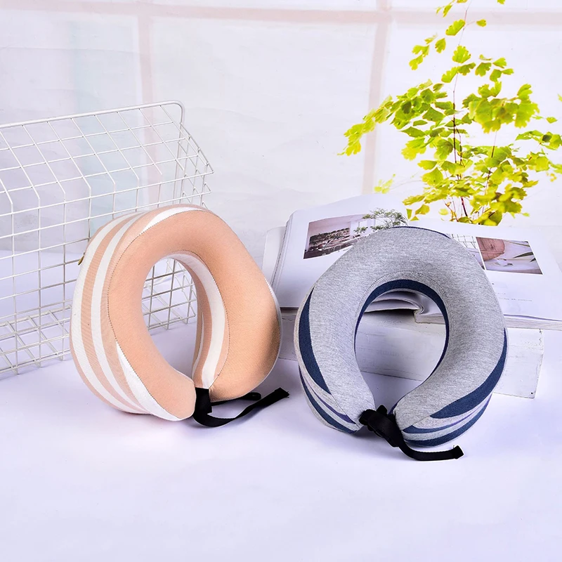 Stripe Foam U-Shaped Pillow 100%Cotton Neck Pillow Car Airplane Travel Nap Relax Soft Cushion Cervical Care подушка Almohada
Stripe Foam U-Shaped Pillow 100%Cotton Neck Pillow Car Airplane Travel Nap Relax Soft Cushion Cervical Care подушка Almohada