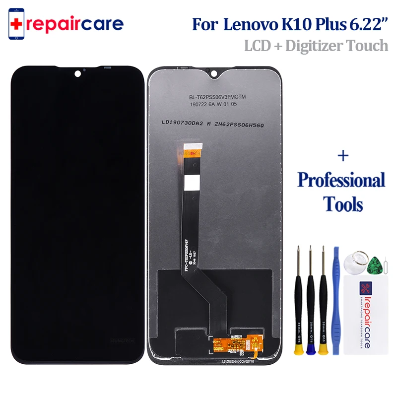 6.22" 720x1520 For Lenovo K10 Plus LCD Display Touch Screen Digitizer Assembly For Lenovo K10 Plus LCD Display
6.22" 720x1520 For Lenovo K10 Plus LCD Display Touch Screen Digitizer Assembly For Lenovo K10 Plus LCD Display