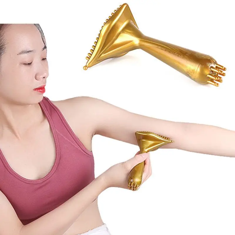 Handheld Gold Meridian Massage Triangle Brush Relieve Fatigue Magnetic Body Scraping Massager Muscle Therapy Acupuncture Gua Sha
Handheld Gold Meridian Massage Triangle Brush Relieve Fatigue Magnetic Body Scraping Massager Muscle Therapy Acupuncture Gua Sha