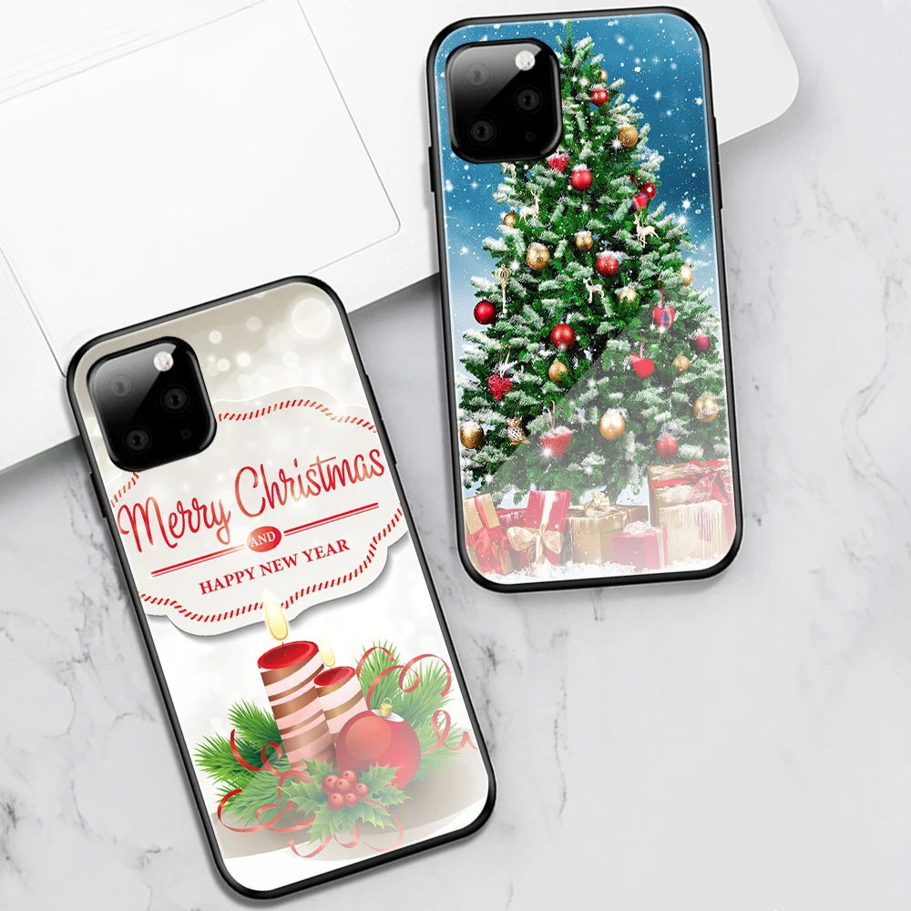 Merry Christmas Phone Case for IPhone 11 12 13 Pro Max Mini X XR XS Max 7 8 6 6s Plus 5 5S SE 2020 Cute Cartoon Glass Cover Gift
Merry Christmas Phone Case for IPhone 11 12 13 Pro Max Mini X XR XS Max 7 8 6 6s Plus 5 5S SE 2020 Cute Cartoon Glass Cover Gift