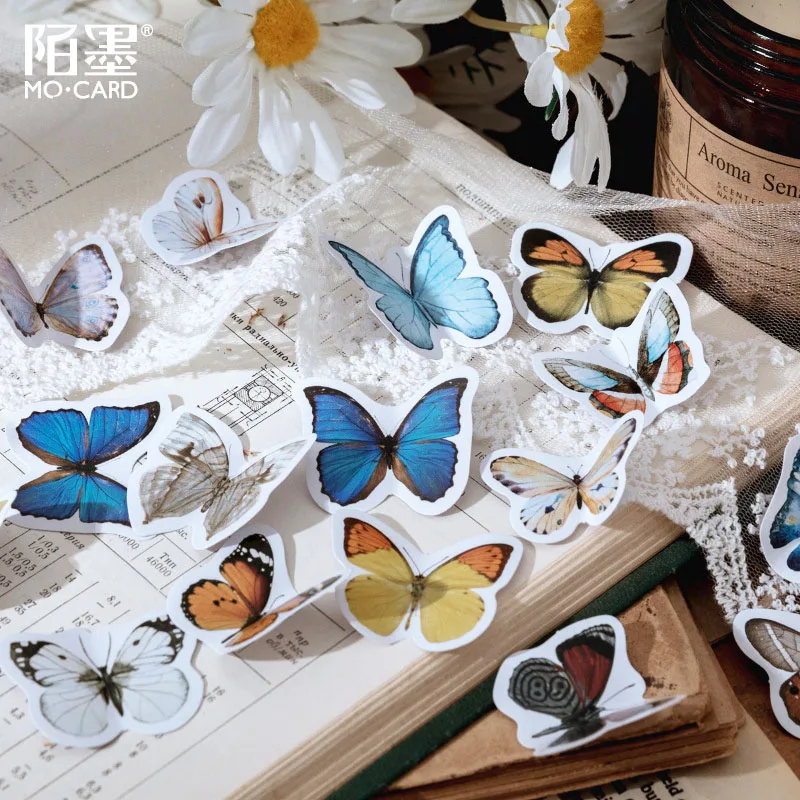45Pcs Vintage Butterfly Stickers For Fridge Journal Diary Scrapbooking School Supplies
45Pcs Vintage Butterfly Stickers For Fridge Journal Diary Scrapbooking School Supplies