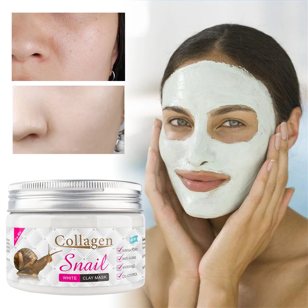 150g Snail White Clay Mask Soothing Brighten Hydrating Increases Elasticity Oil Control Prevents Aging Moisturizing Face Care
150g Snail White Clay Mask Soothing Brighten Hydrating Increases Elasticity Oil Control Prevents Aging Moisturizing Face Care