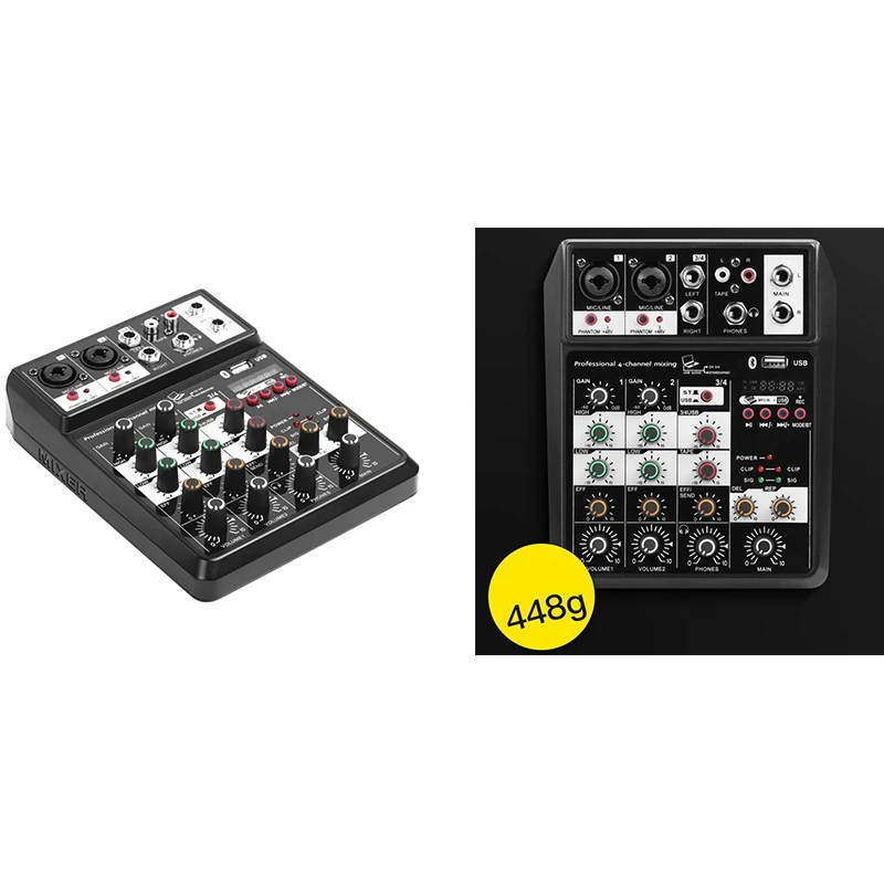 Мини Портативный микшер с USB DJ микшерная консоль MP3 Jack 4 канальный усилитель мощности для караоке Вечерние
Мини Портативный микшер с USB DJ микшерная консоль MP3 Jack 4 канальный усилитель мощности для караоке Вечерние