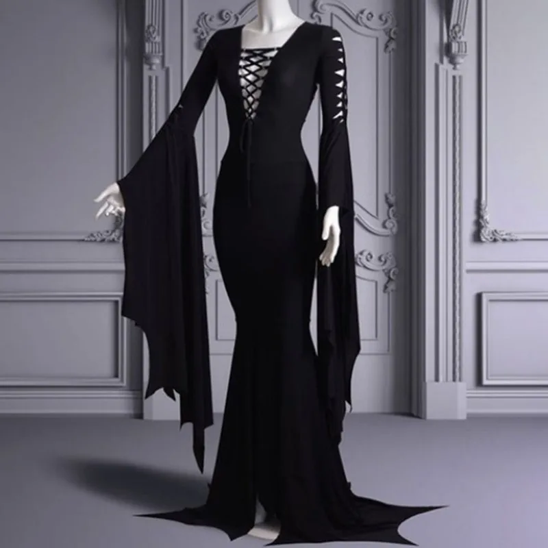 Halloween Sexy Vintage Royal Court Vampire Queen Party Costume Purim Masquerade Gothic Evil Witch Ghost Cosplay Dress Plus Size
Halloween Sexy Vintage Royal Court Vampire Queen Party Costume Purim Masquerade Gothic Evil Witch Ghost Cosplay Dress Plus Size