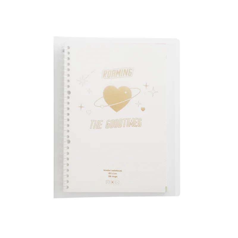 Yoofun Time Wander B5 Binder Notebook with Refill Loose Leaf Spiral Diary Bullet Journaling Kawaii
Yoofun Time Wander B5 Binder Notebook with Refill Loose Leaf Spiral Diary Bullet Journaling Kawaii