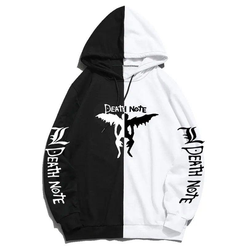Japan Anime Death Note print Hip Hop Harajuku Thin Women Hoodies Patchwork Thin Clothing The Sharingan Sweatshirts Men Hoodie
Japan Anime Death Note print Hip Hop Harajuku Thin Women Hoodies Patchwork Thin Clothing The Sharingan Sweatshirts Men Hoodie