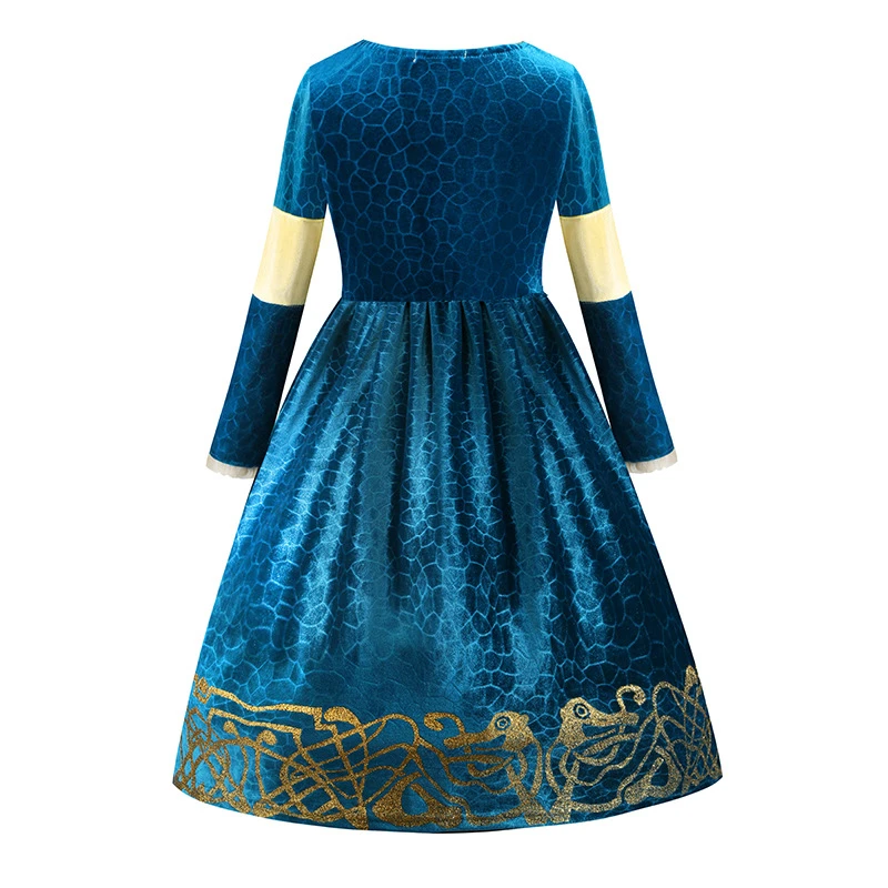 Детские платья для девочек с героями мультфильмов косплей костюм принцессы