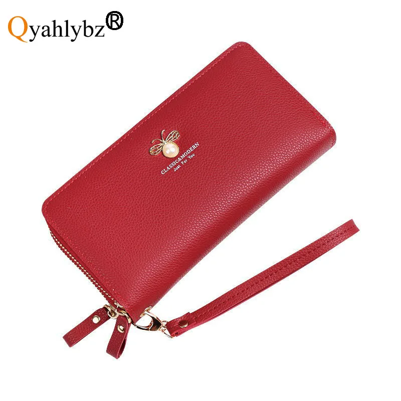 Qyahlybz band double zipper long wallet ladies fashion clutch female coin purse large capacity leather mobile phone bag
Qyahlybz band double zipper long wallet ladies fashion clutch female coin purse large capacity leather mobile phone bag