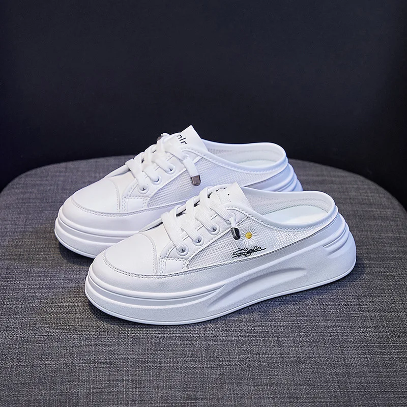 Women's Shoes 2021 Breathable Comfort Sneakers Women Mesh Platform Lace Up White Shoes Women Non Slip Casual Half Slippers
Women's Shoes 2021 Breathable Comfort Sneakers Women Mesh Platform Lace Up White Shoes Women Non Slip Casual Half Slippers