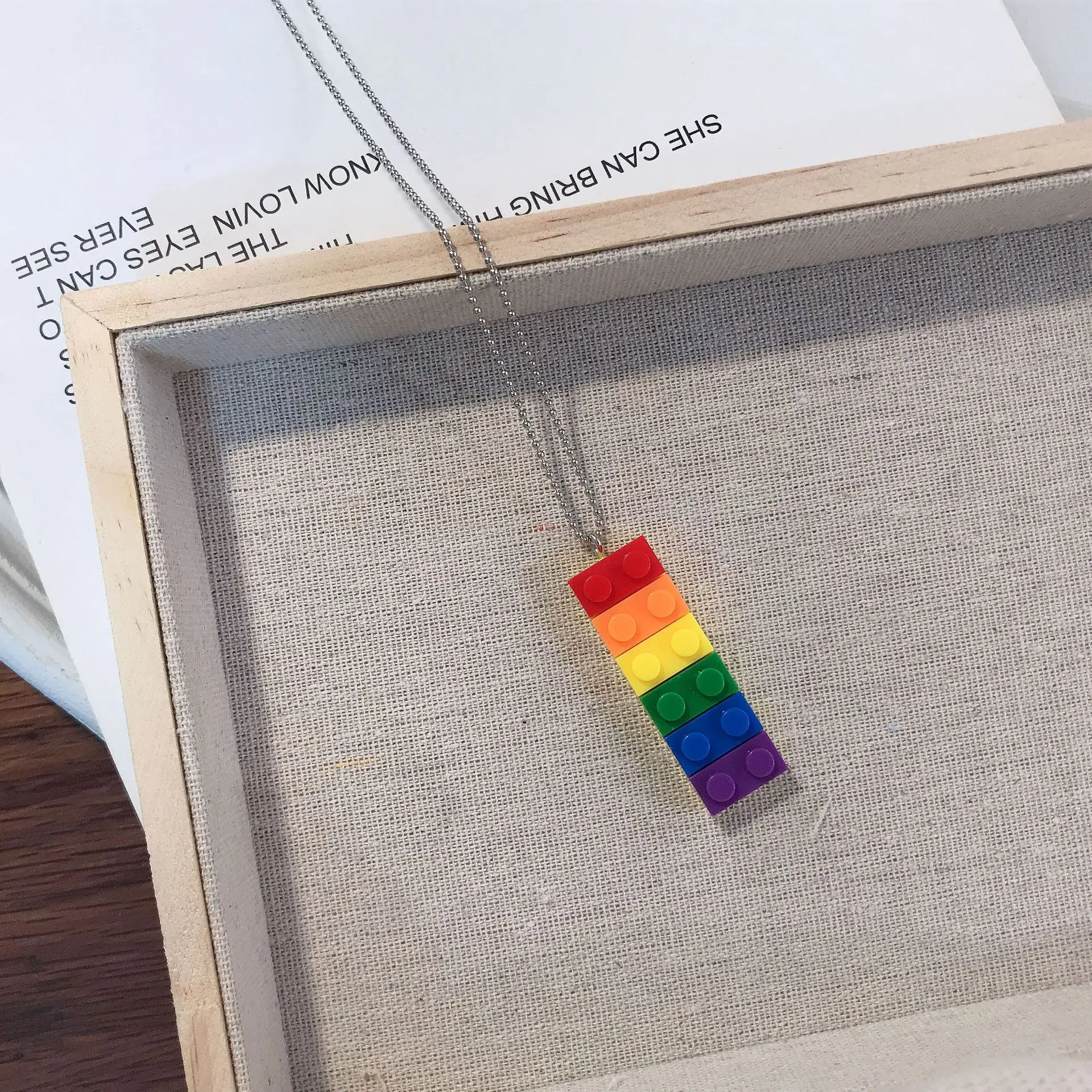 SNCSDK New 2020 Cartoon Creative Fun Rainbow Blocks Girls Ear Clips Women's Dangle Earrings Hip Hop Fashion Jewelry Accessories
SNCSDK New 2020 Cartoon Creative Fun Rainbow Blocks Girls Ear Clips Women's Dangle Earrings Hip Hop Fashion Jewelry Accessories