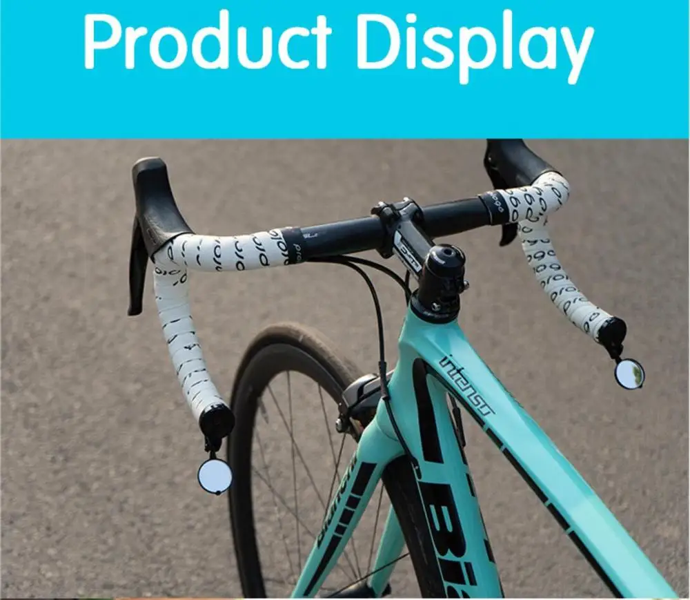 RICHY Ultralight Road Bicycle Rearview Mirror 360 Rotation Reflector Safety Mirror 20-40meters Bicycle Safety Accessories
RICHY Ultralight Road Bicycle Rearview Mirror 360 Rotation Reflector Safety Mirror 20-40meters Bicycle Safety Accessories