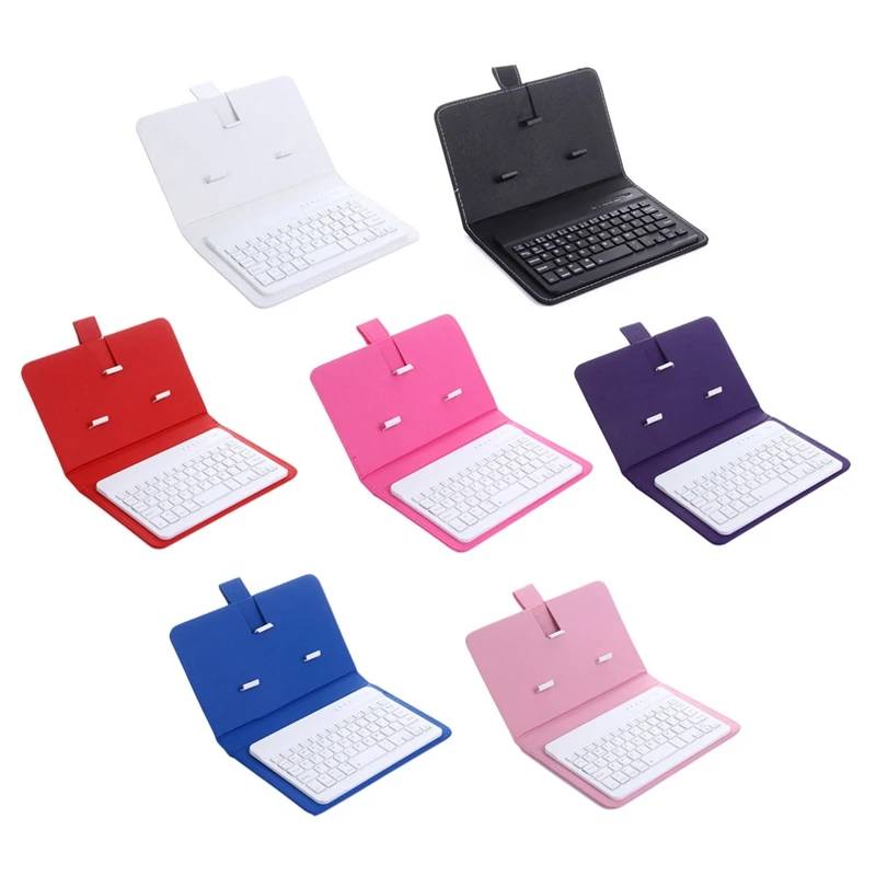 Wireless Bluetooth Keyboard Keyboard Case Mobile Phone Accessories PU Leather Protective Cover for 4.5inch-6.8inch Smart Phone
Wireless Bluetooth Keyboard Keyboard Case Mobile Phone Accessories PU Leather Protective Cover for 4.5inch-6.8inch Smart Phone